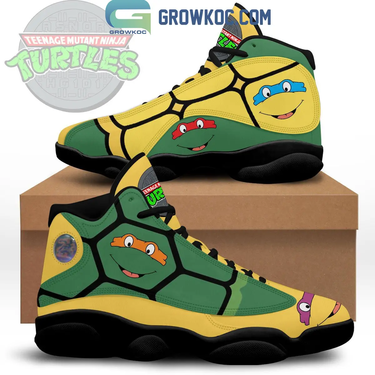 Teenage Mutant Minja Turtles Fan Love Air Jordan 13 Shoes