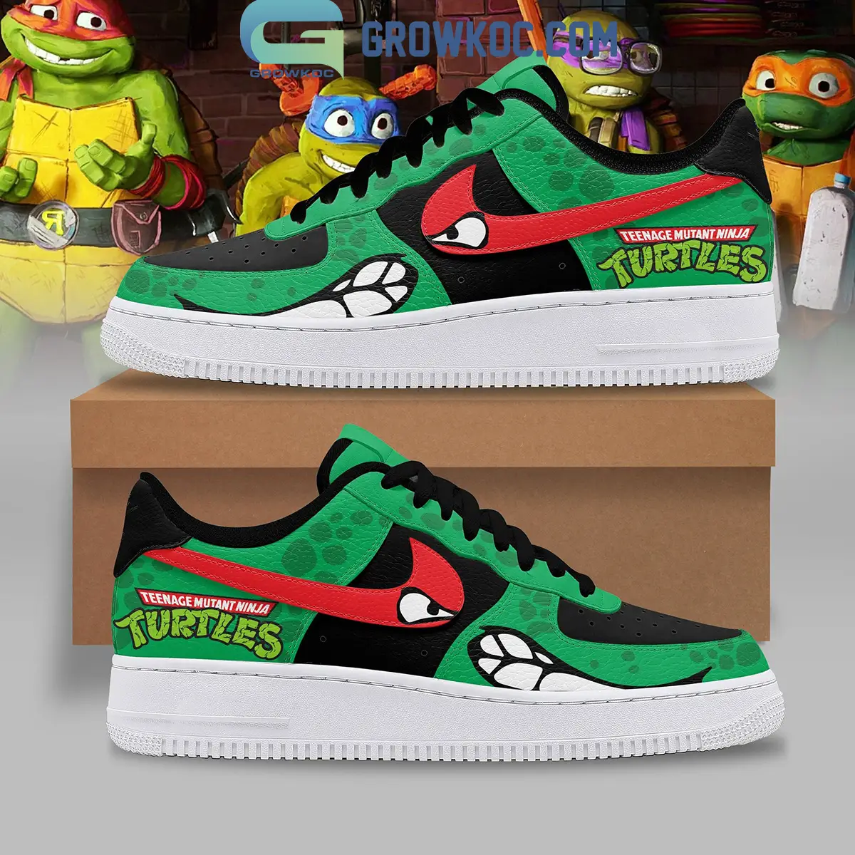 Teenage Mutant Ninja Turtles Mutant Mayhem Air Force 1 Shoes