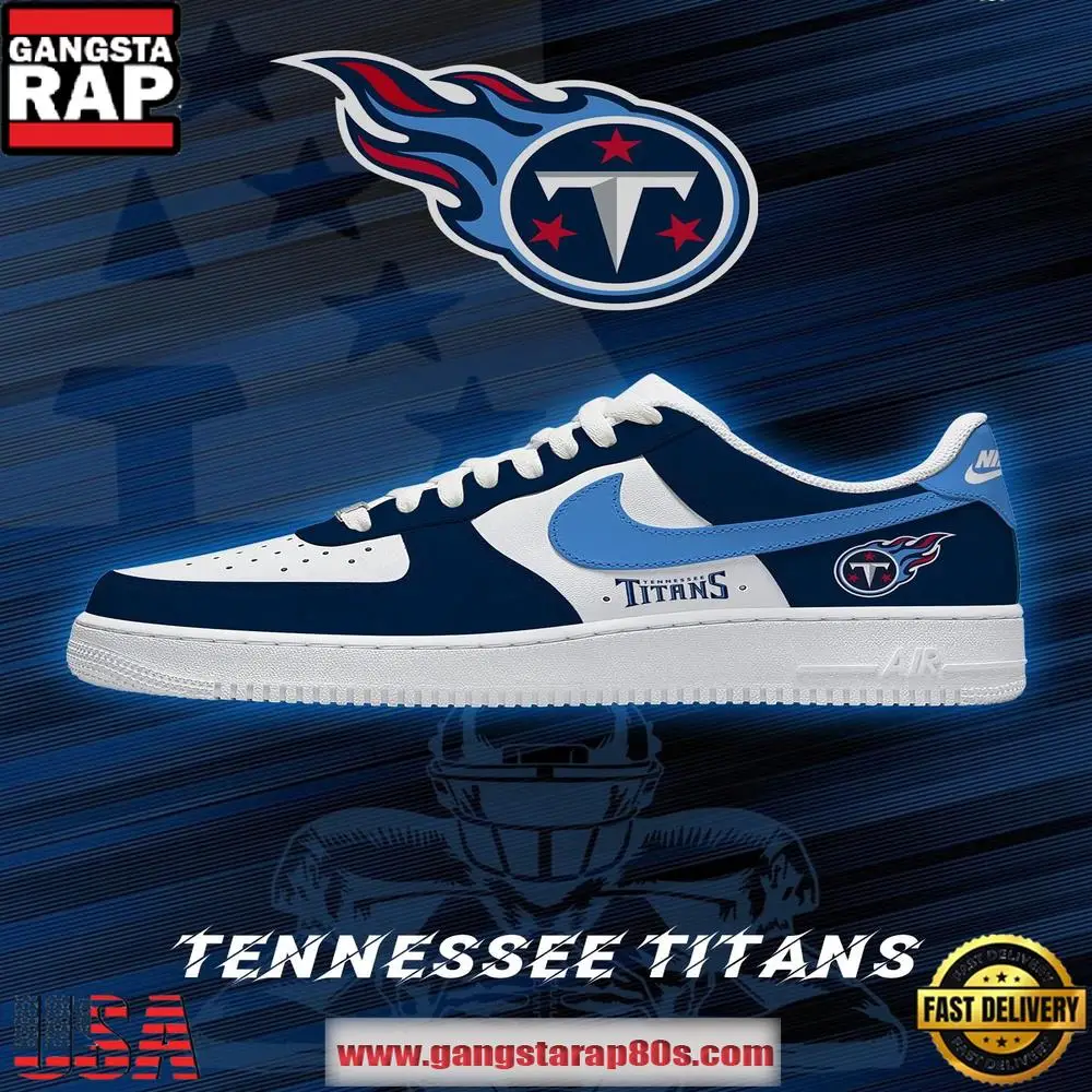 Tennessee Football Limited NFL Air Force 1 Sneakers Shoes