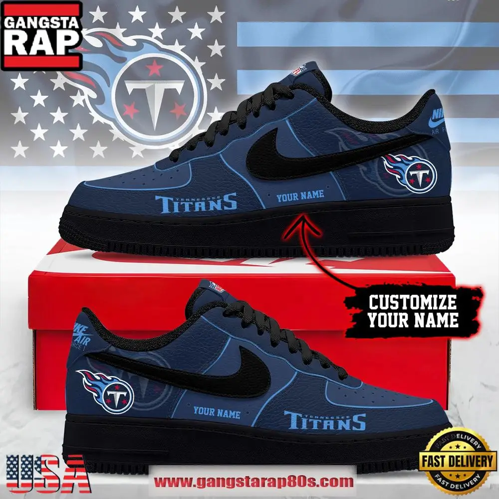 Tennessee Titans New 2026 Version NFL Custom Air Force 1 Running Sneakers Shoes