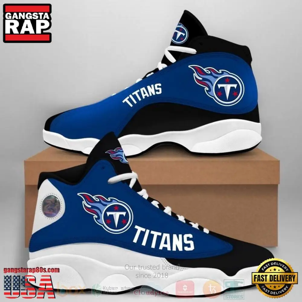 Tennessee Titans NFL Team Air Jordan 13 Shoes Tennessee Titans NFL Team Air Jordan 13 Shoes - Image 1