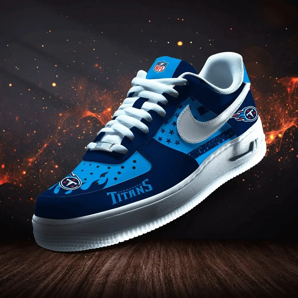Tennessee Titans Personalized Version 3 AF1 Shoes