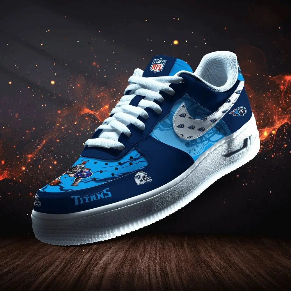 Tennessee Titans Personalized Version 4 AF1 Shoes