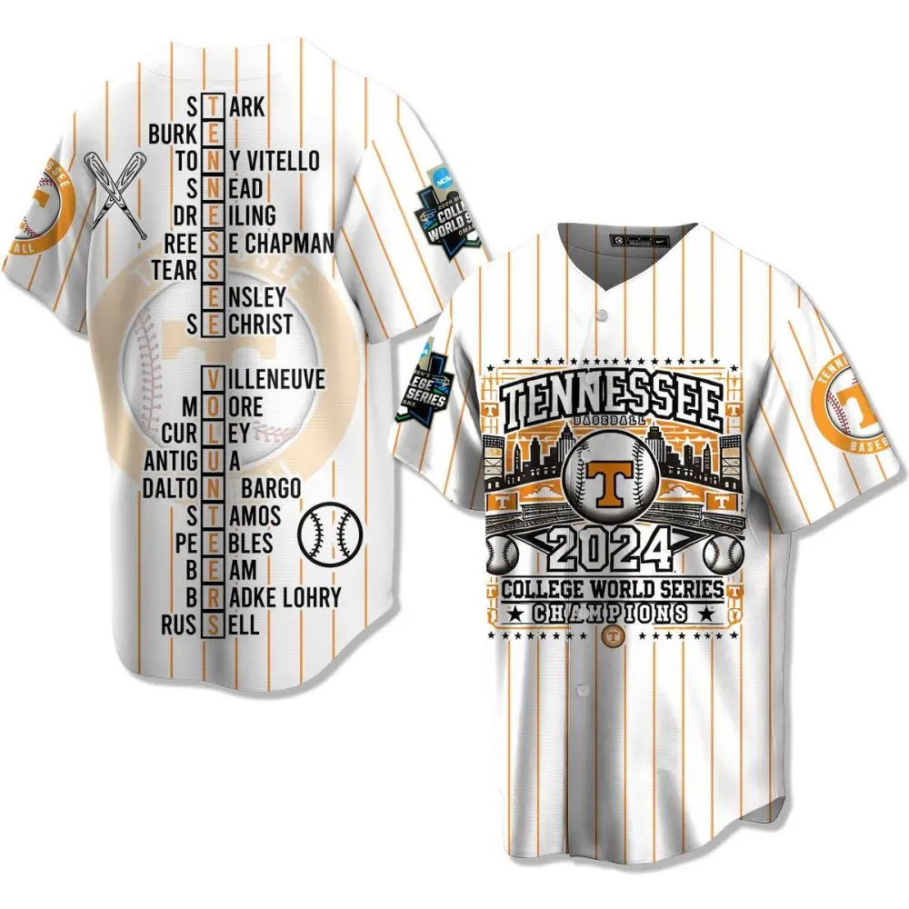 Tennessee Vols 2024 College World Series Champions Jersey – Limited Edition