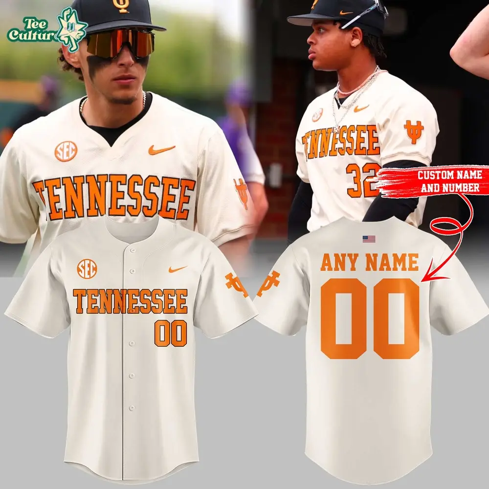 Tennessee Volunteers Limited Edition 2026 New Uniform 🔶⚾ Custom Jersey