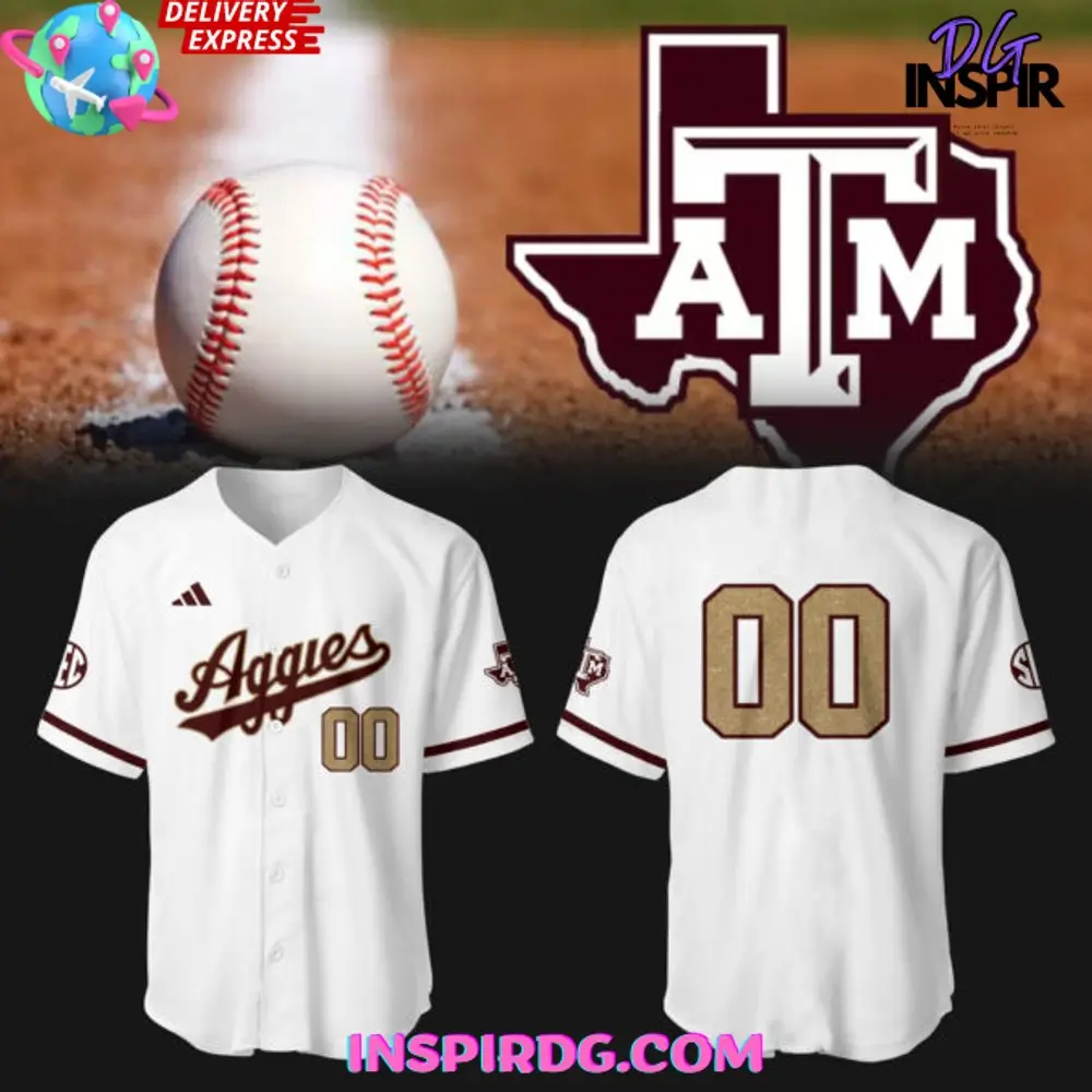 Texas A&M Aggies Baseball New Uniform 2025 Jersey