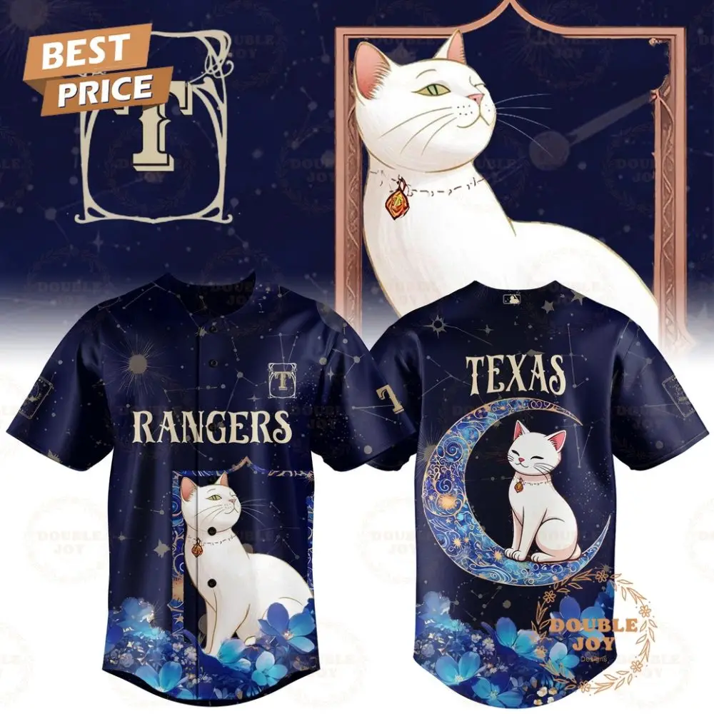 Texas Rangers Cat Version Tarot 2025 Special Edition Baseball Jersey