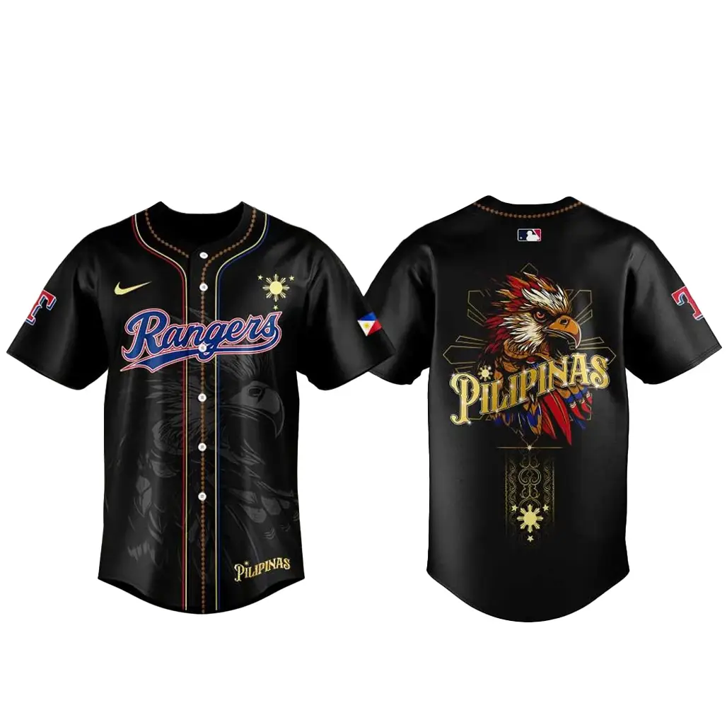 Texas Rangers Filipino Heritage Night 2026 Baseball Jersey - Tazila