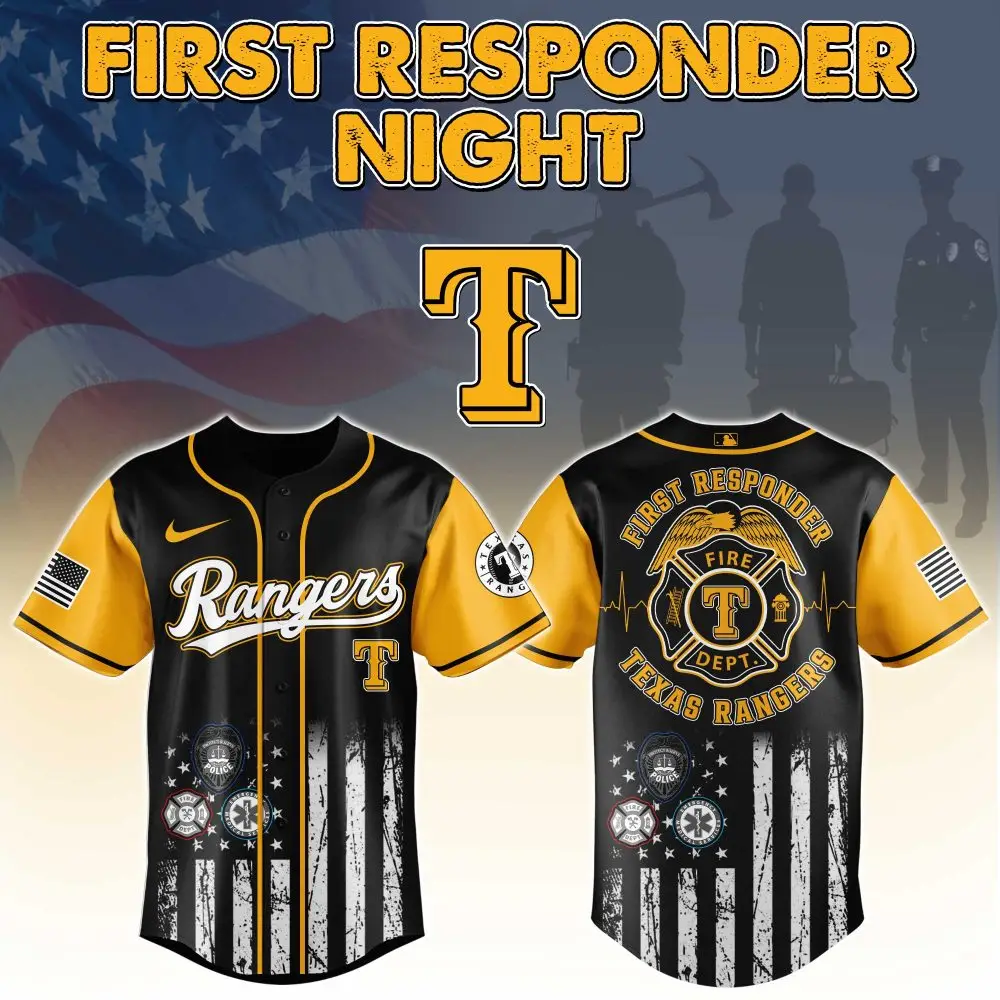 Texas Rangers First Responder Night Jersey – Honor Heroes In Style