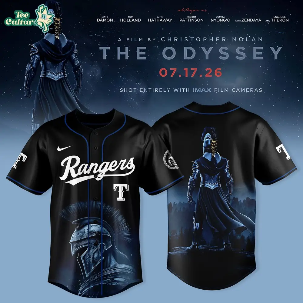 Texas Rangers Major League Baseball x The Odyssey 2026 Defy the Gods Limited Jersey