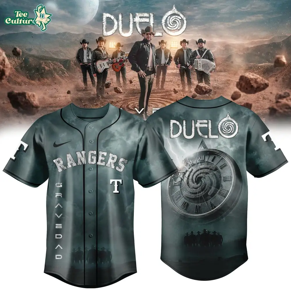 Texas Rangers MLB x Gravedad Tour 2026 Exclusive Baseball Jersey