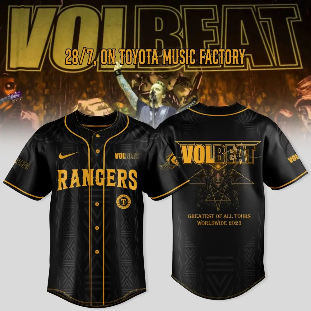 Texas Rangers Mlb X Volbeat Greatest Of All Texas Rangers Mlb X Volbeat Greatest Of All - Image 1