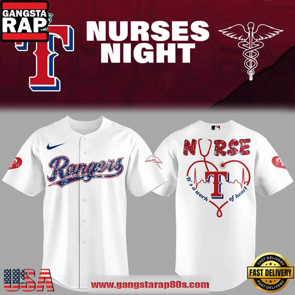 Texas Rangers Nurses Night 2026 Special Edition MLB Baseball Jersey Shirt