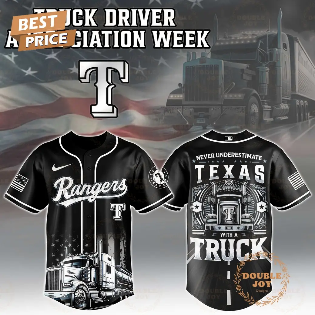 Texas Rangers Truck Driver Appreciation Week 2025 Limited Edition Baseball Jersey