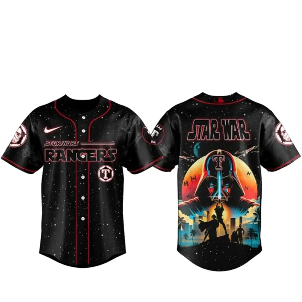 Texas Rangers x Star War Night 2026 Baseball Jersey - Tazila