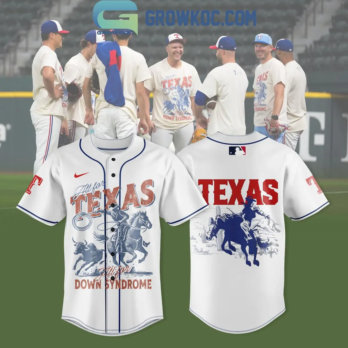 Texas Rangers x The Burger Family Foundation Jersey