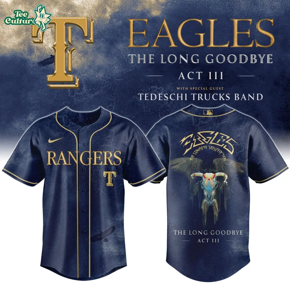 Texas Rangers x The Long Goodbye Final Tour Limited Edition Baseball Jersey