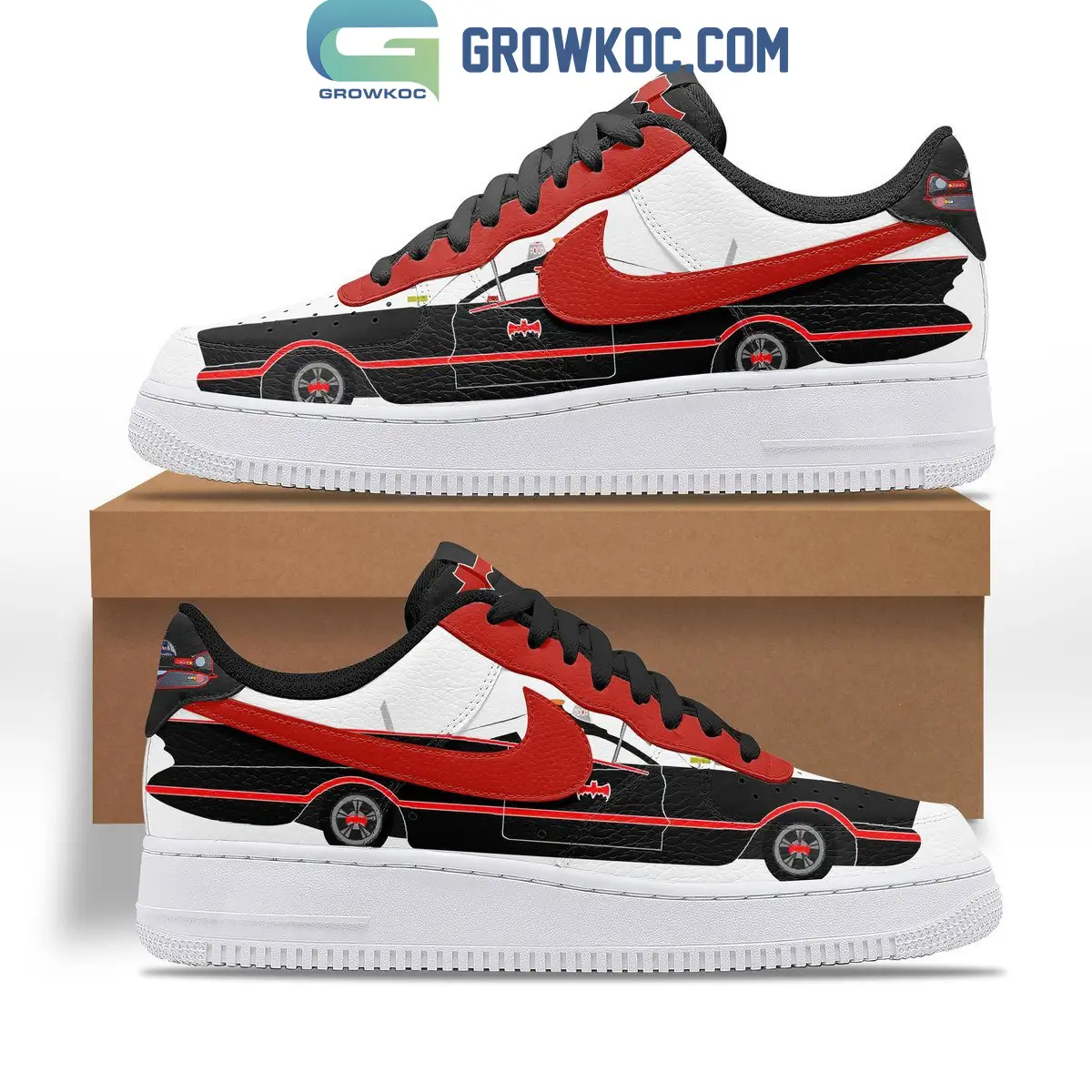 The Batman Batmobile Air Force 1 Shoes