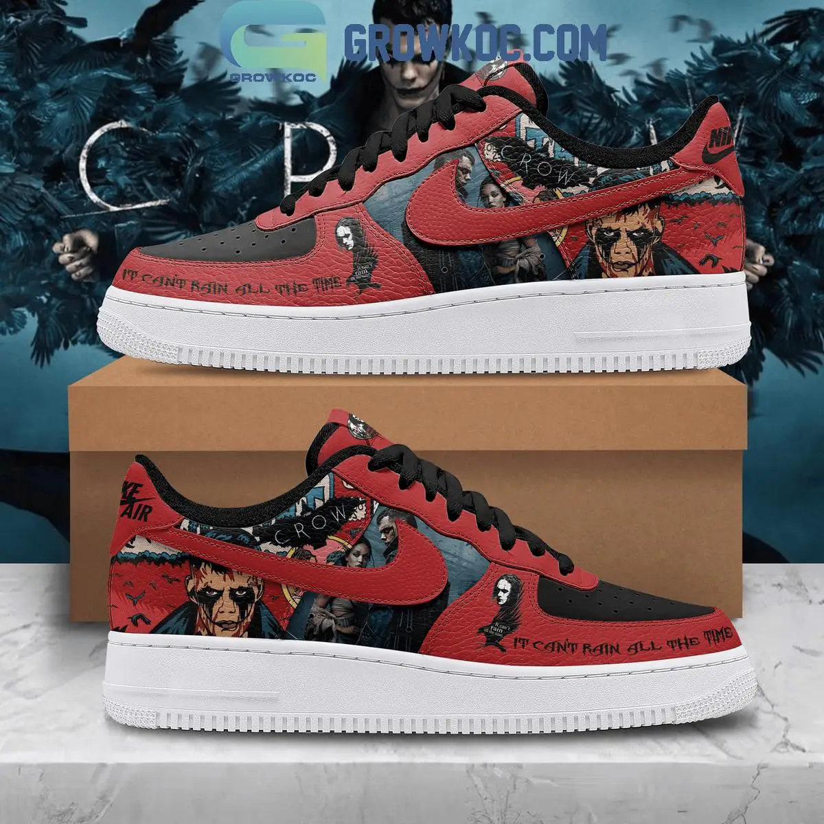 The Crow It Can't Rain All The Time Air Force 1 Shoes