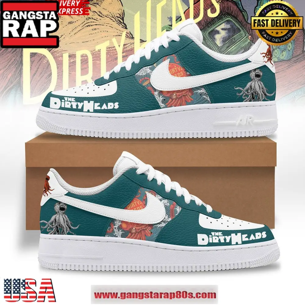 The Dirty Heads Limited Edition Air Force 1 Running Sneakers Shoes The Dirty Heads Limited Edition Air Force 1 Running Sneakers Shoes - Image 1