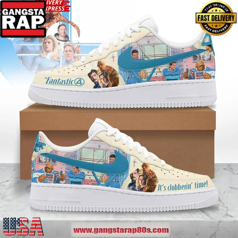 The Fantastic Four Limited Edition Air Force 1 Sneakers Shoes The Fantastic Four Limited Edition Air Force 1 Sneakers Shoes - Image 1