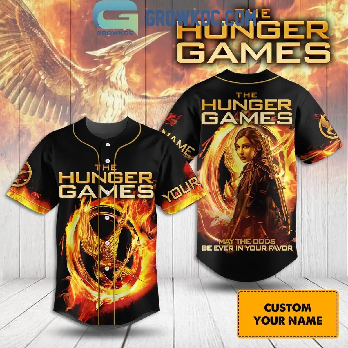 The Hunger Games May The Odds Be Ever In Your Favor Personalized Baseball Jersey