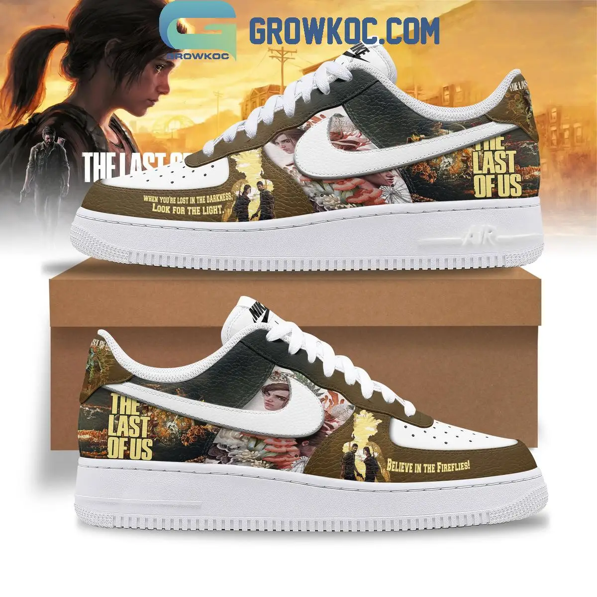 The Last Of Us Believe In The Fireflies Air Force 1 Shoes