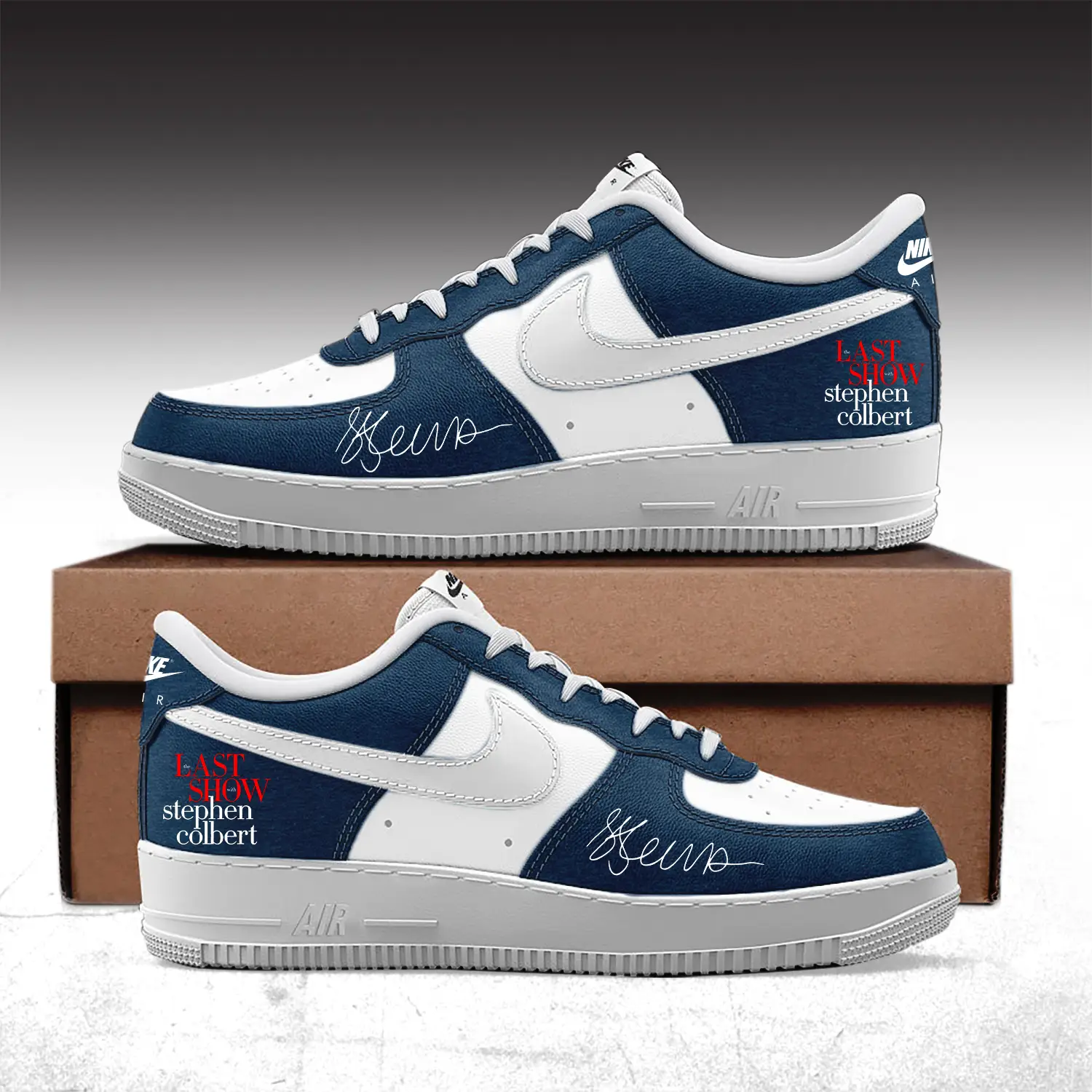 The Late Show with Stephen Colbert Limited Edition Air Force 1 Sneaker | TV77