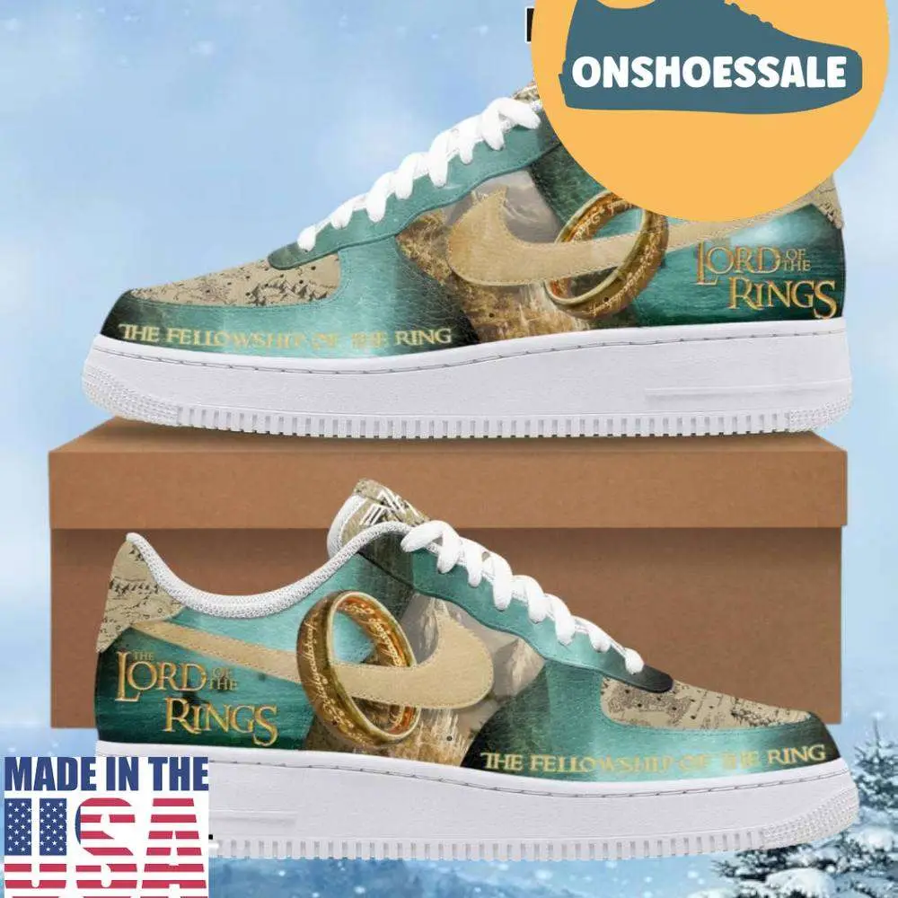 The Lord Of The Rings Air Force 1 Shoes, Gift For Fans - Best Gift Shoes The Lord Of The Rings Air Force 1 Shoes, Gift For Fans - Best Gift Shoes - Image 1