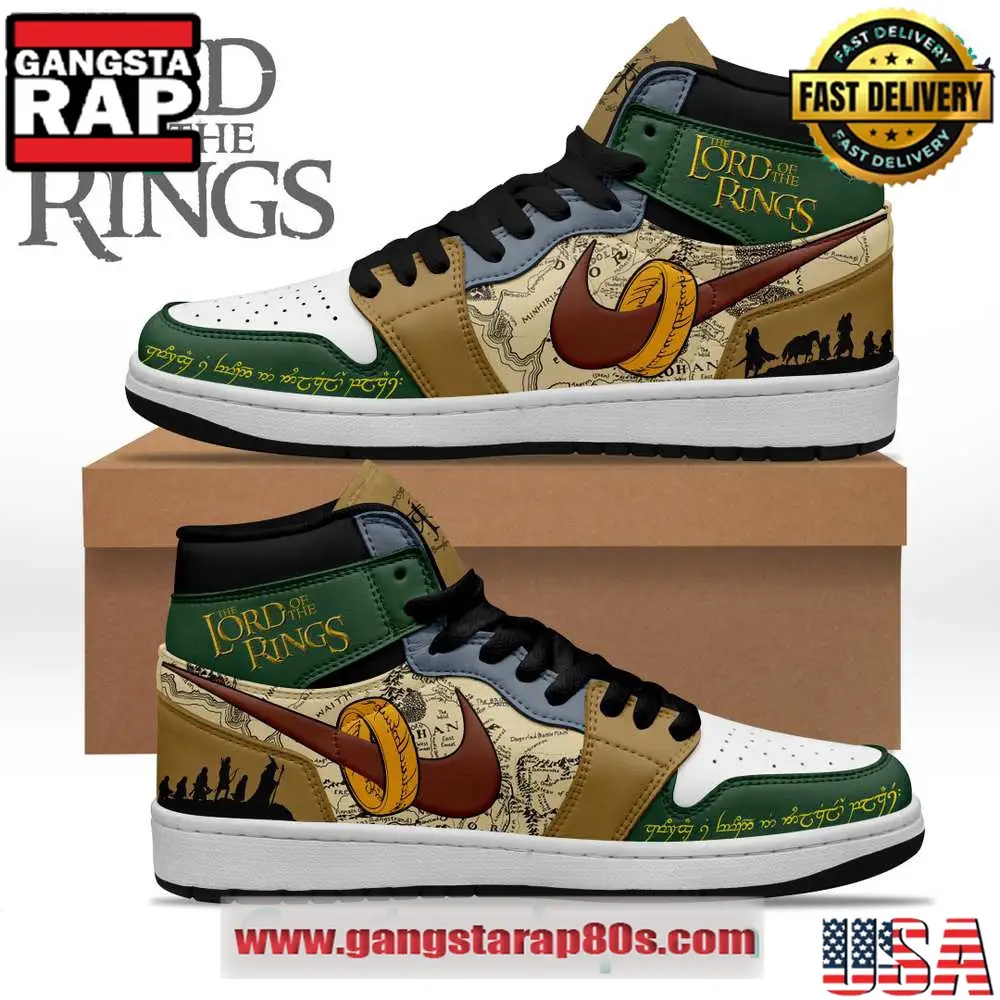 The Lord of the Rings Limited Edition Air Jordan 1 Sneakers Shoes