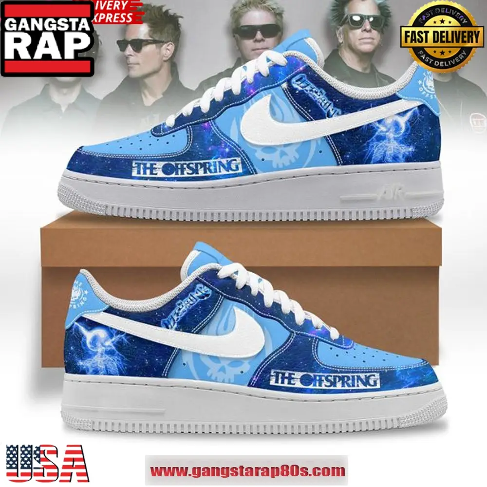 The Offspring Electric Punk Air Force 1 Sneakers Shoes The Offspring Electric Punk Air Force 1 Sneakers Shoes - Image 1
