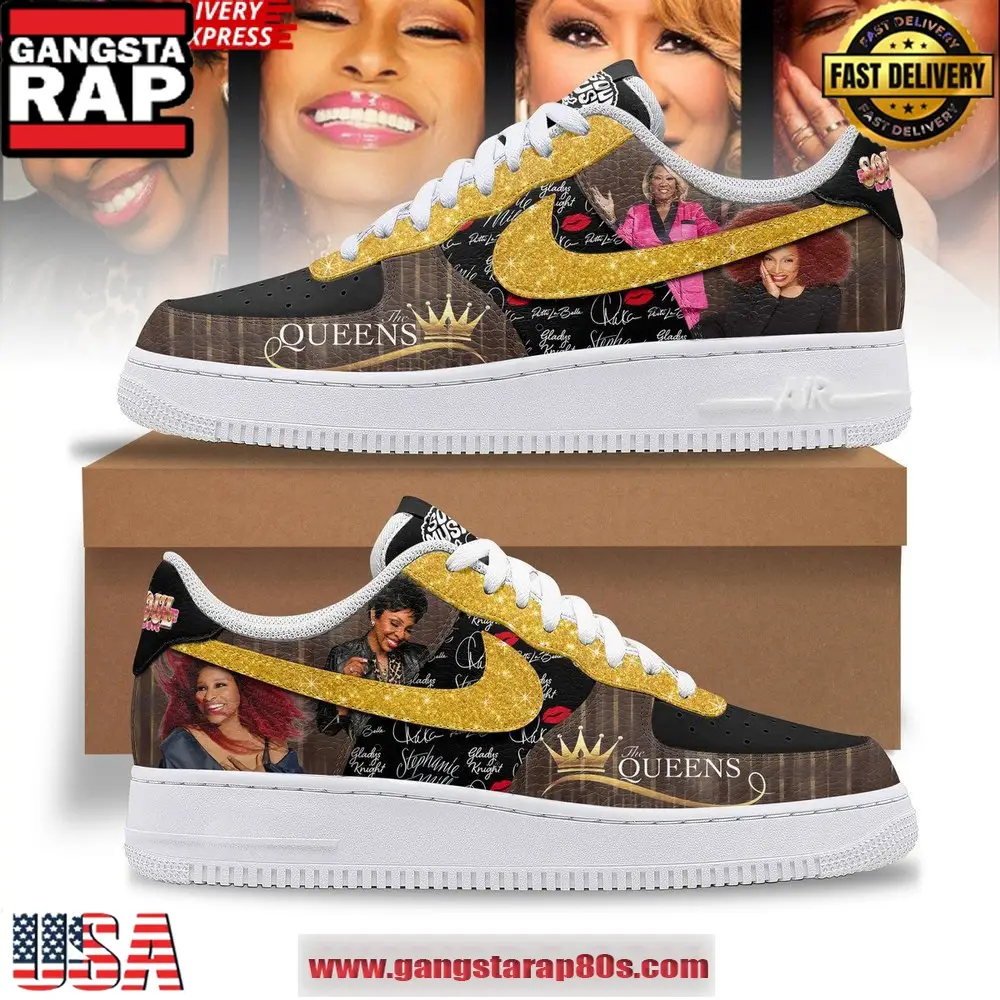 The Queen Music Soul Limited Edition Air Force 1 Running Sneakers Shoes