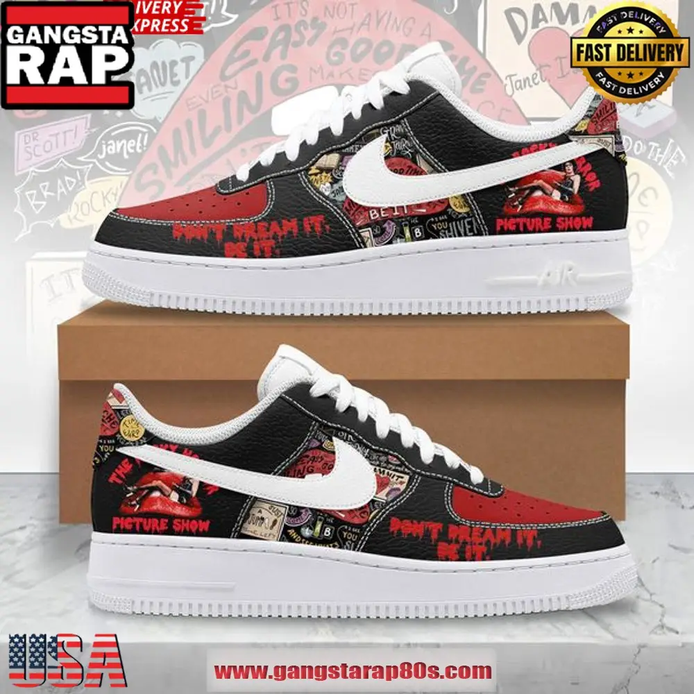 The Rocky Horror Picture Show Limited Edition Air Force 1 Running Sneakers Shoes
