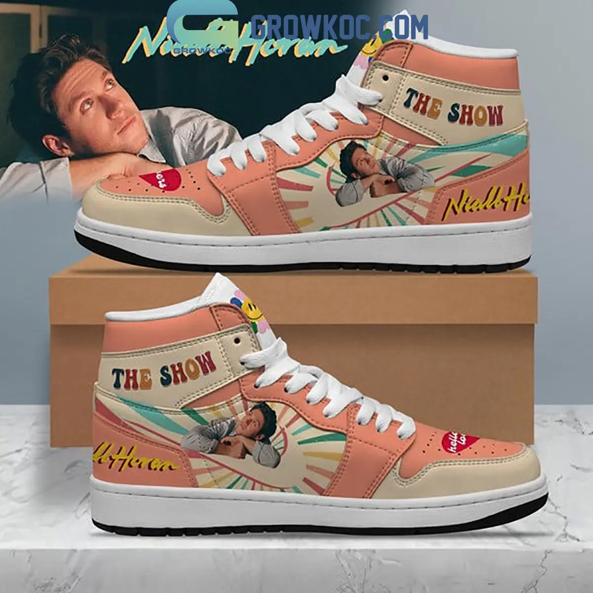 The Show Niall Horan Hello Lovers Fan Air Jordan 1 Shoes