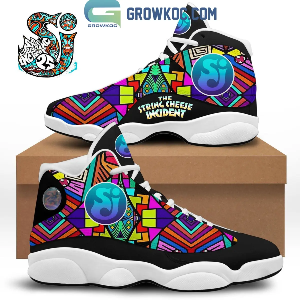 The String Cheese Incident Colorado Bluebird Sky Air Jordan 13 Shoes