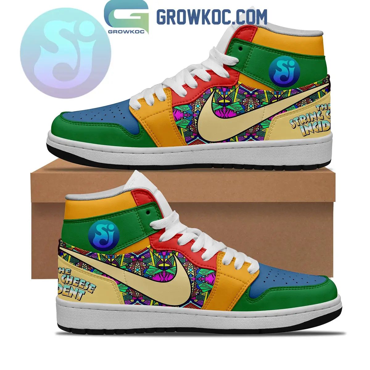The String Cheese Incident Let's Go Outside Air Jordan 1 Shoes