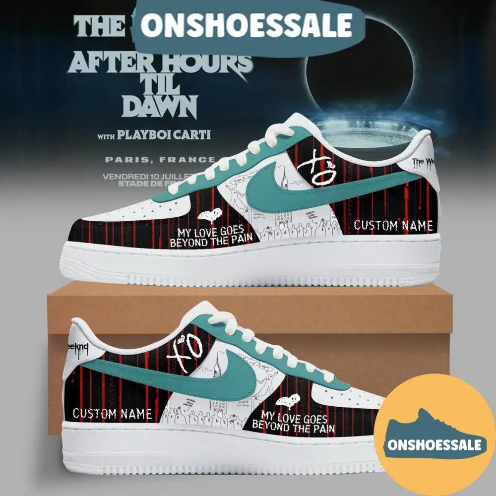 The Weeknd After Hours Til Dawn Tour 2026 Air Force 1 Shoes, Gift For Fans - Best Gift Shoes
