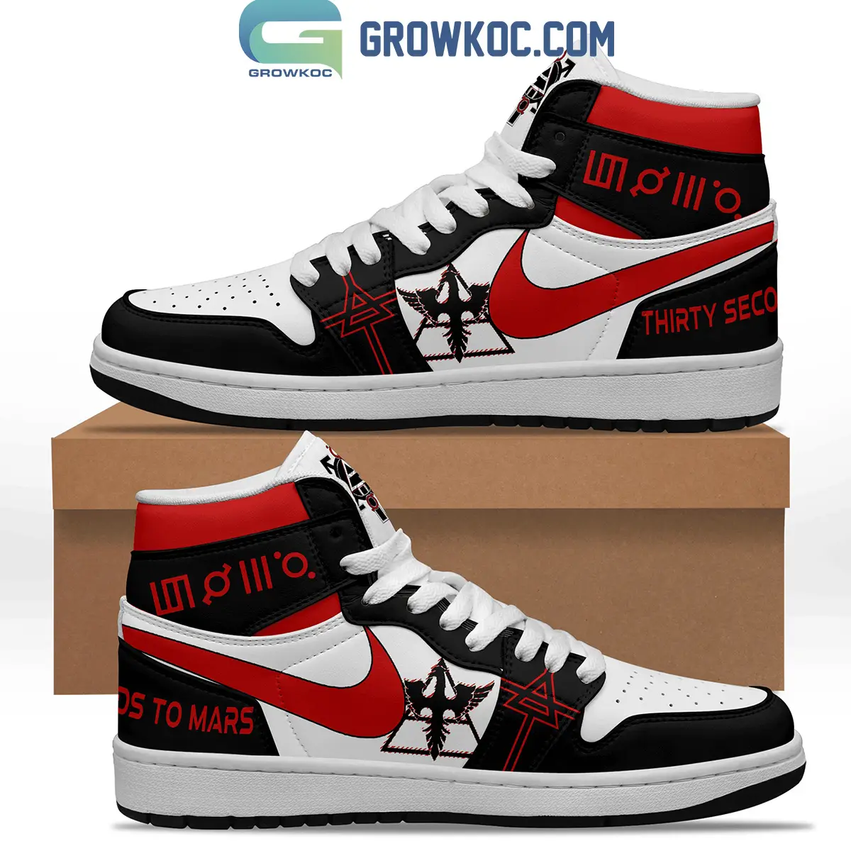 Thirty Seconds To Mars Fan Love Air Jordan 1 Shoes