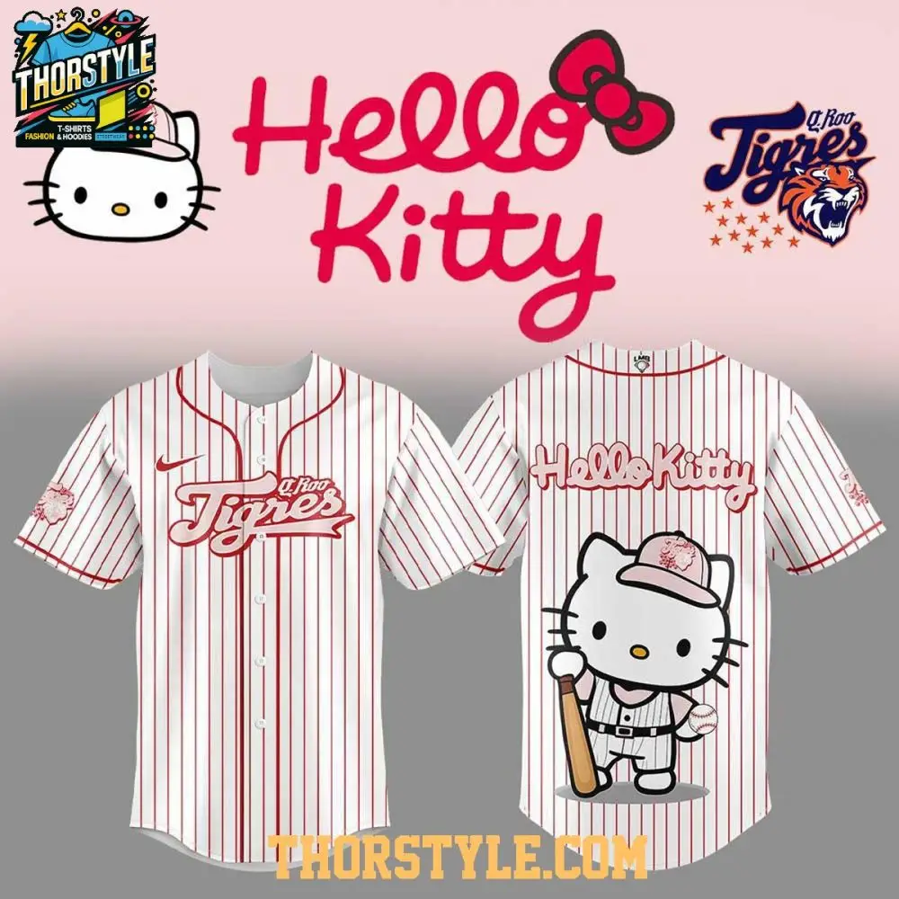 Tigres De Quintana Roo Hola Gatita Hello Kitty 2025 One Team Baseball Jersey