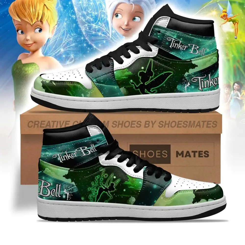 Tinker Bell AJ1 High Top Shoes