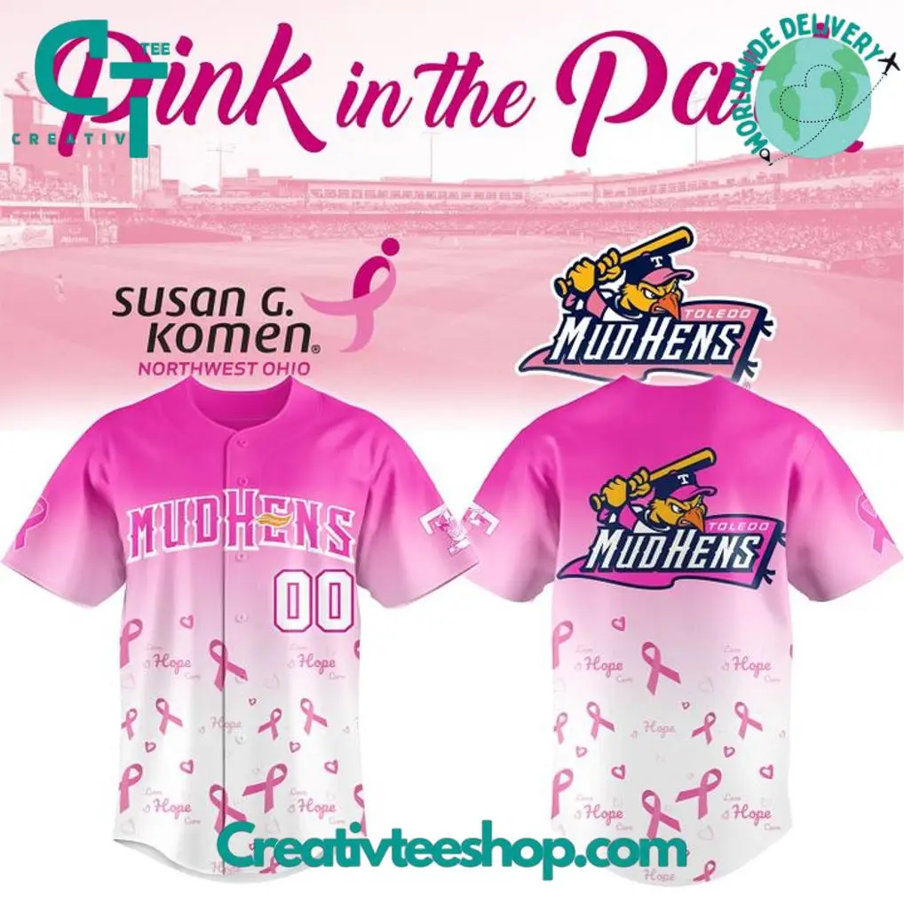 Toledo Mud Hens 2025 Pink In The Park Custom Jersey