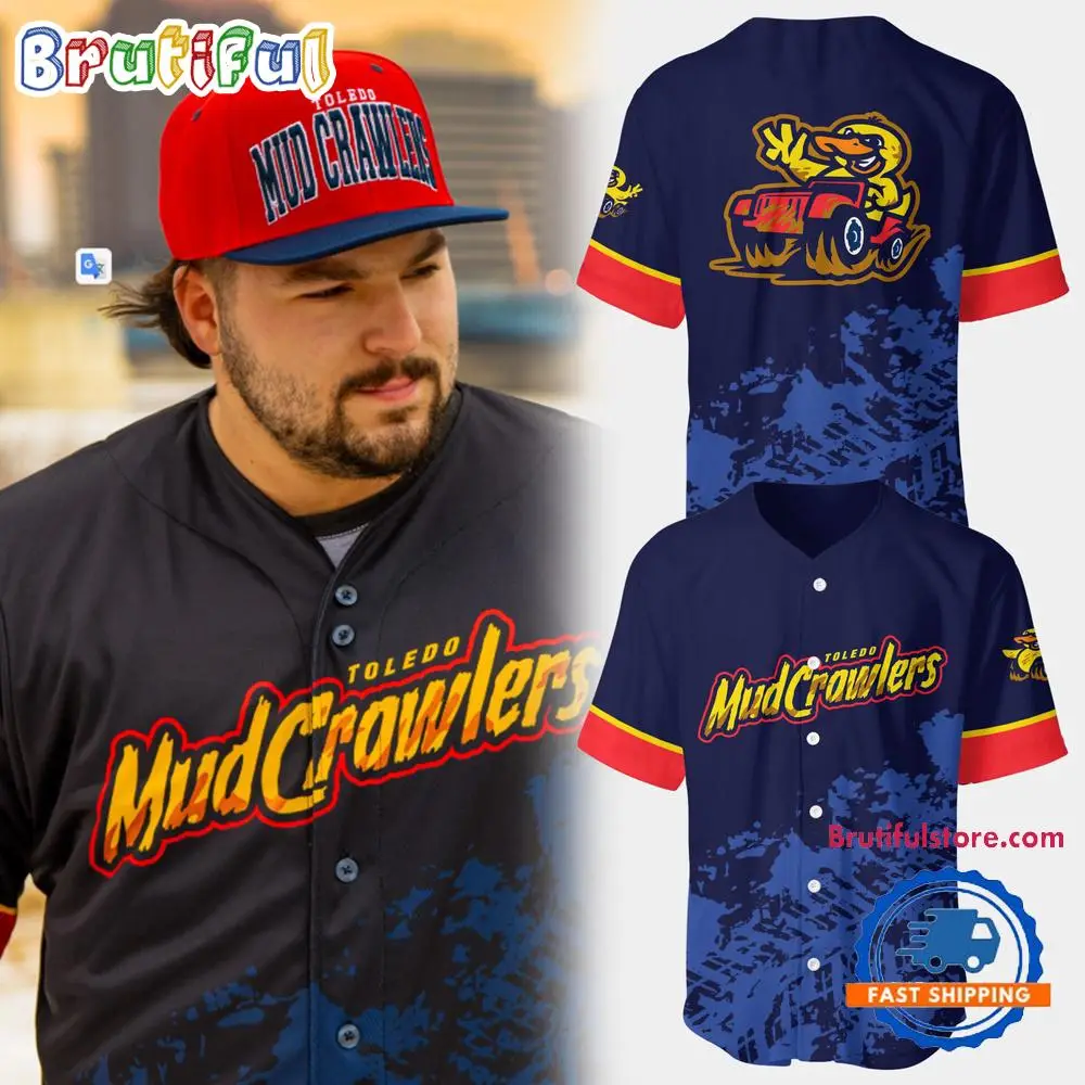 Toledo Mud Hens Mud Crawlers Limited Edition Baseball Jersey