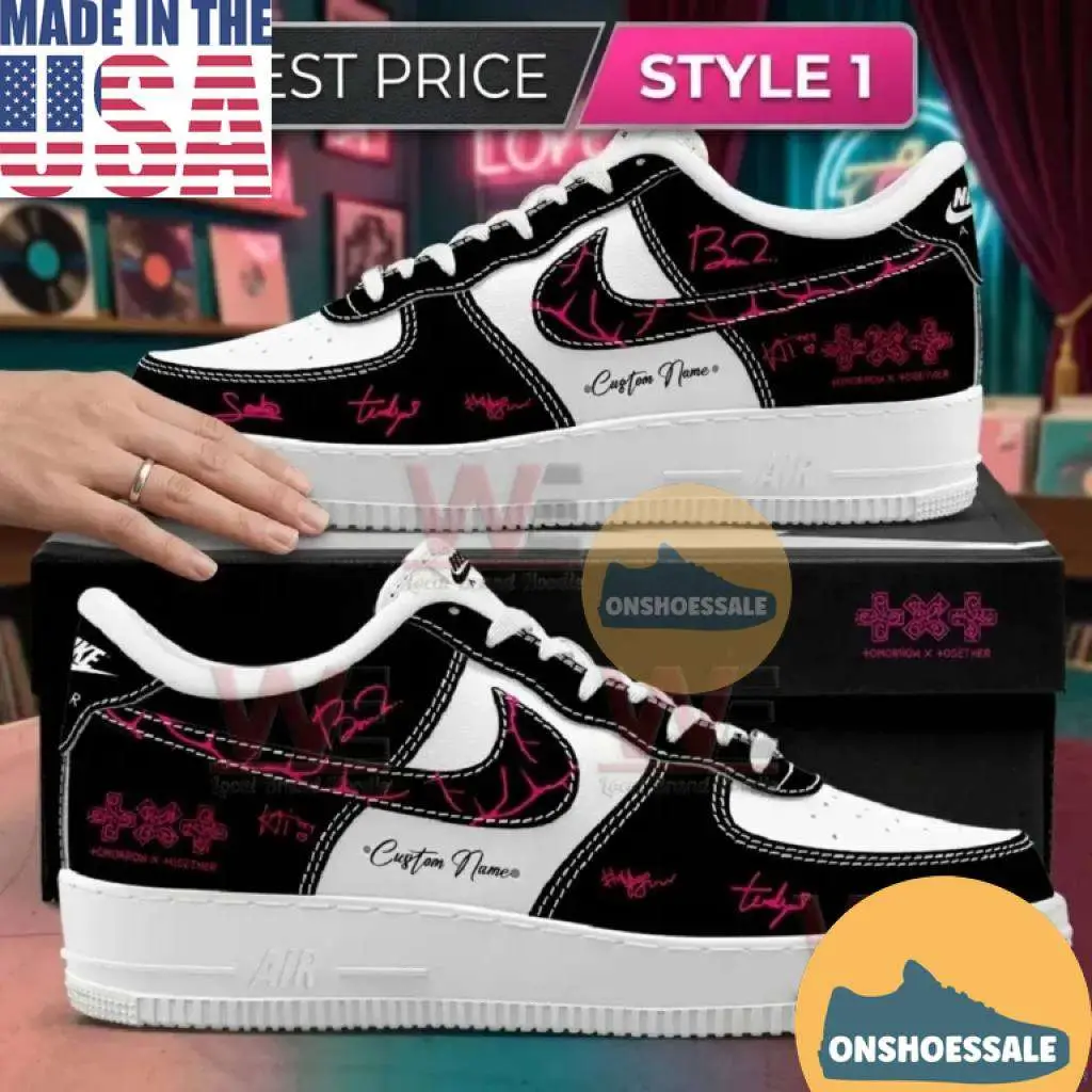 TOMORROW X TOGETHER 7TH YEAR A Moment of Stillness in the Thorns Signature Air Force 1 Shoes, Gift For Fans - Best Gift Shoes