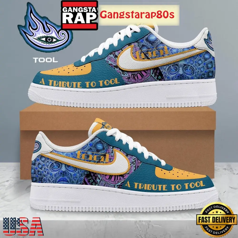 Tool A Tribute To Tool Band Air Force 1 Running Sneakers Shoes Tool A Tribute To Tool Band Air Force 1 Running Sneakers Shoes - Image 1
