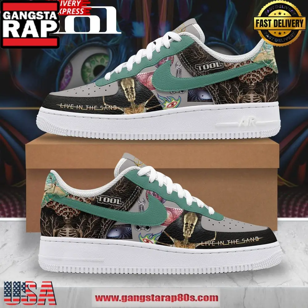 Tool Live In The Sand Limited Edition Air Force 1 Shoes Running Sneakers Tool Live In The Sand Limited Edition Air Force 1 Shoes Running Sneakers - Image 1