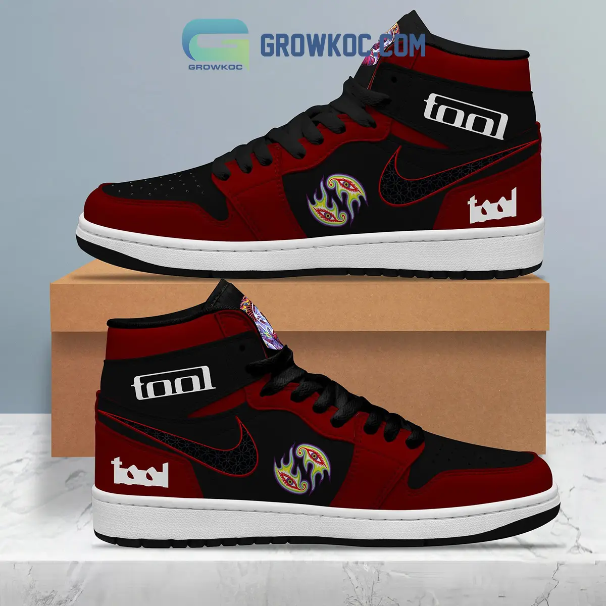 Tool Rock Band Love Air Jordan 1 Shoes