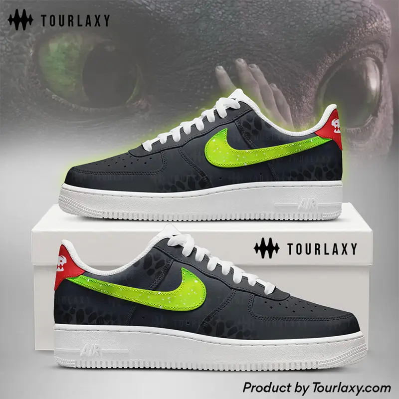 Toothless V2 How to Train Your Dragon Air Force 1 Shoes 