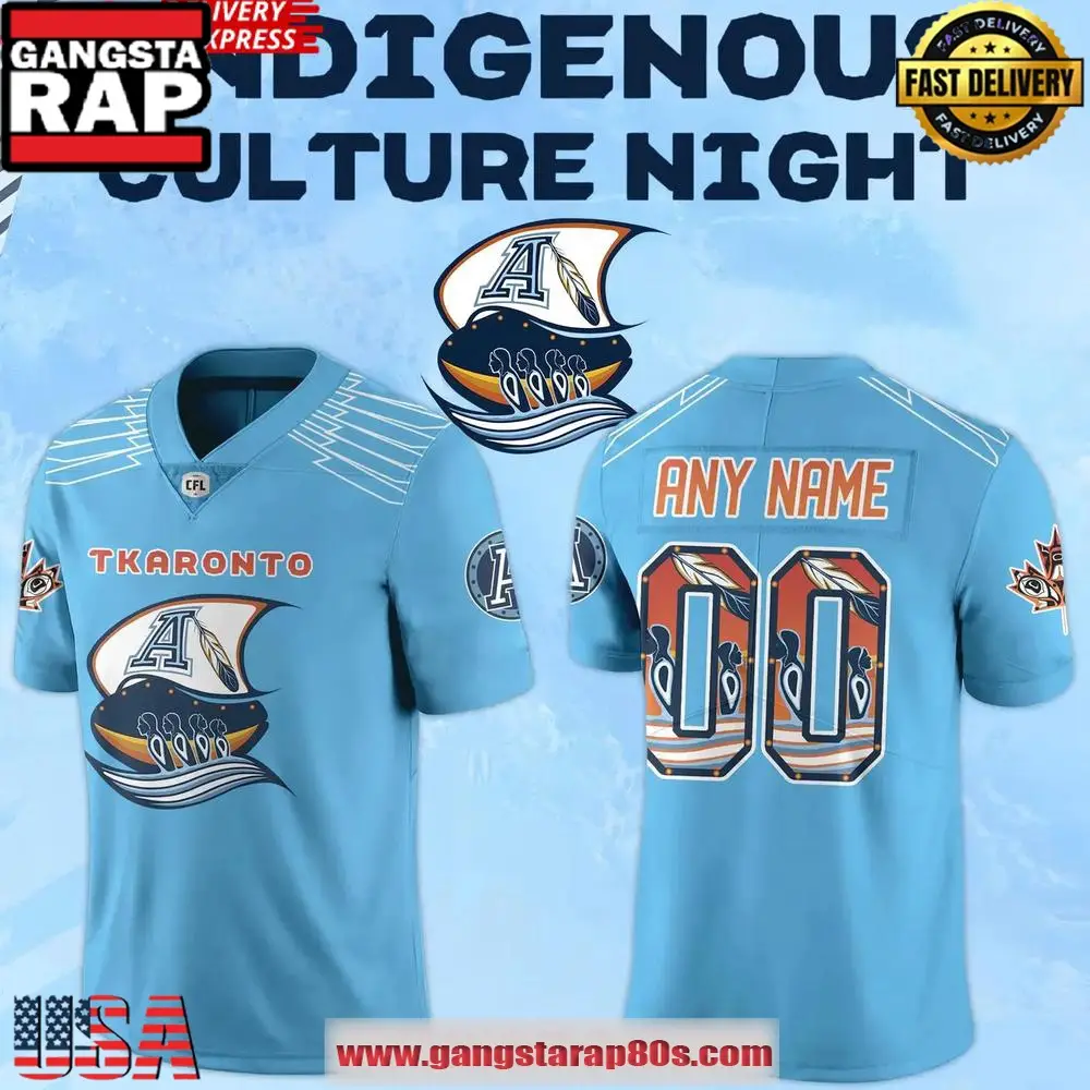Toronto Argonauts 2025 National Indigenous History Special Custom Football Jersey