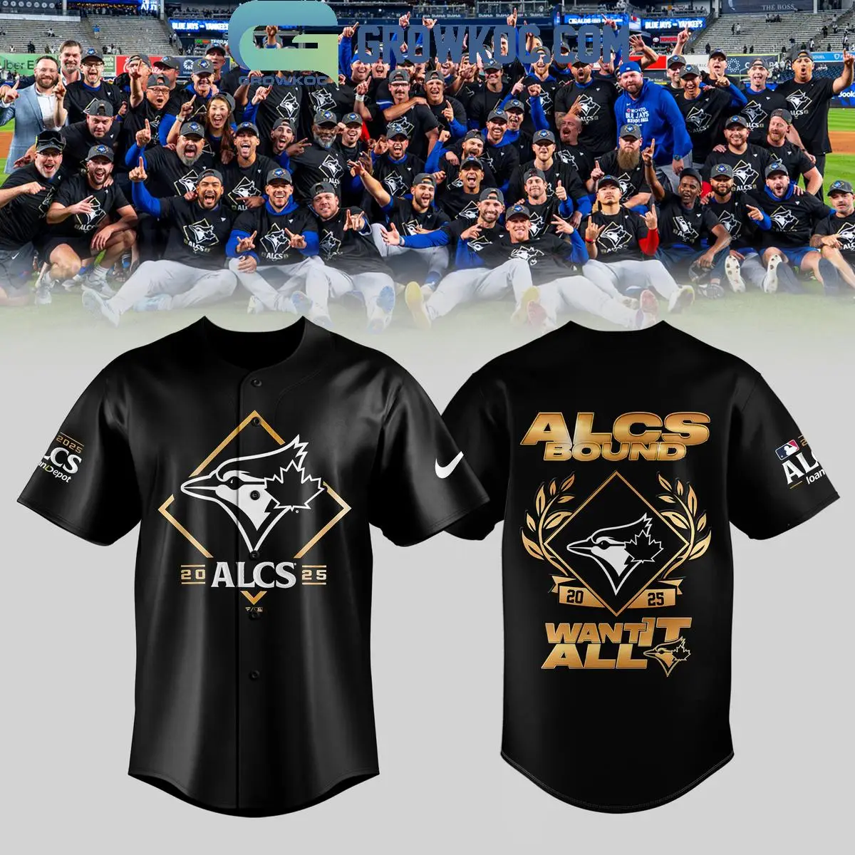 Toronto Blue Jays 2025 American League Championship Series Baseball Jersey