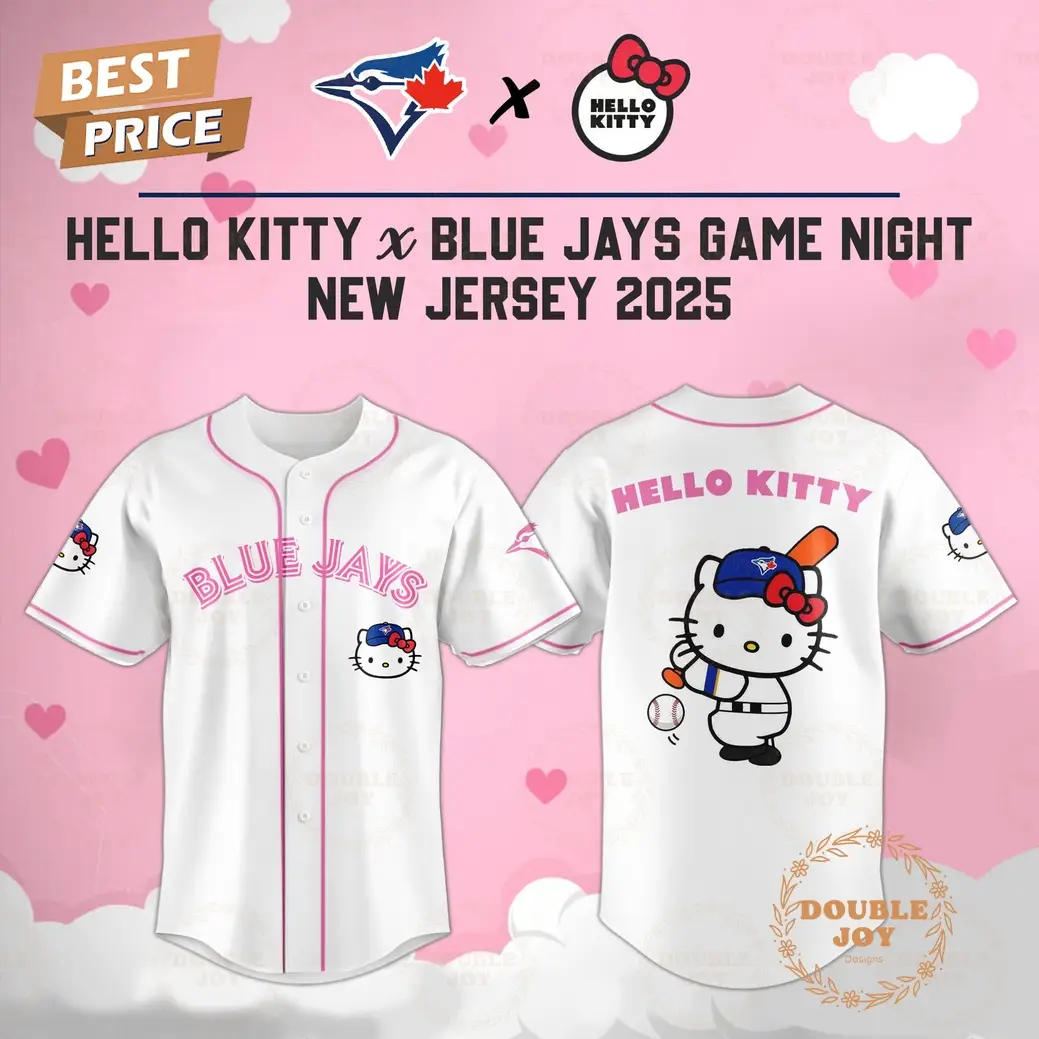 Toronto Blue Jays Hello Kitty X Cubs Game Night 2025 New Limited Edition Baseball Jersey